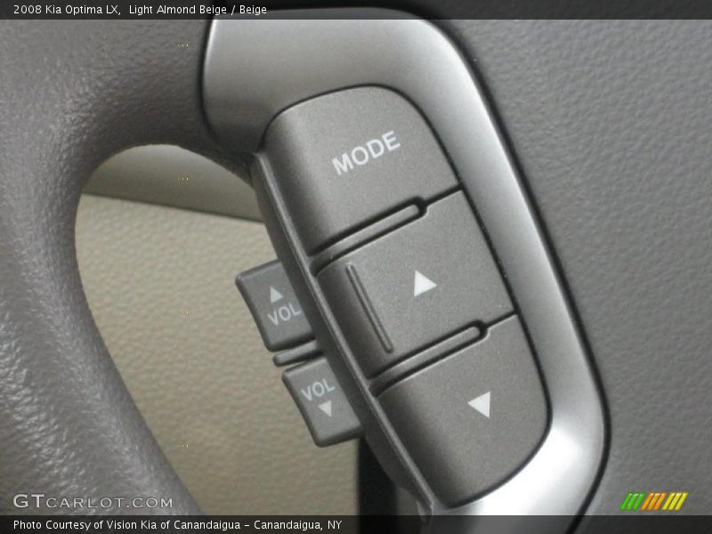 Light Almond Beige / Beige 2008 Kia Optima LX