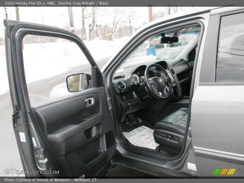 Sterling Gray Metallic / Black 2009 Honda Pilot EX-L 4WD