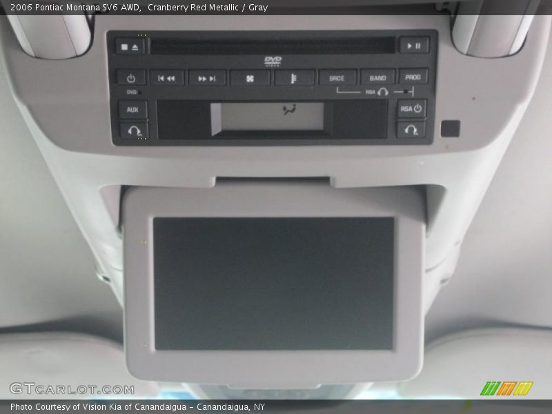Cranberry Red Metallic / Gray 2006 Pontiac Montana SV6 AWD