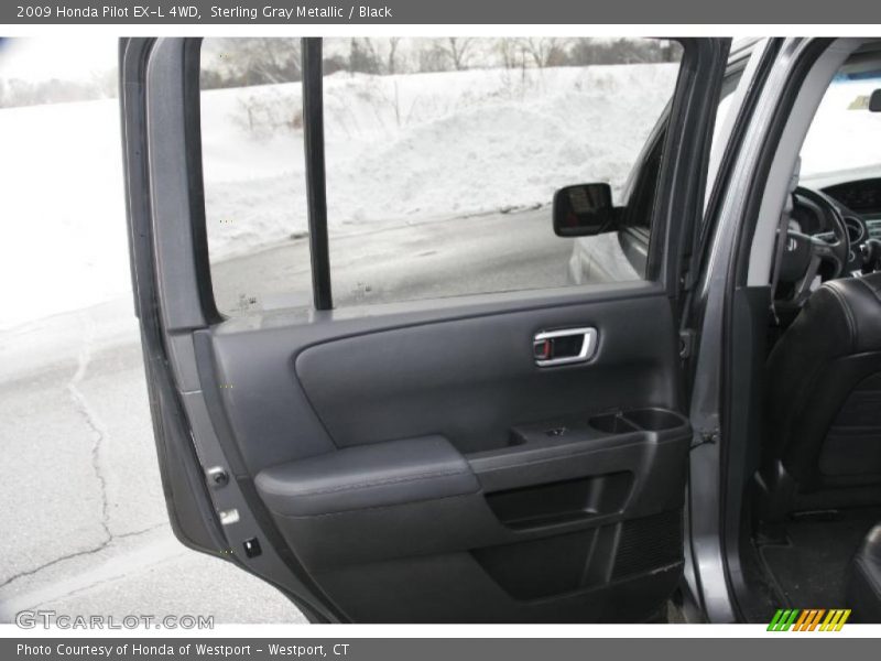 Sterling Gray Metallic / Black 2009 Honda Pilot EX-L 4WD