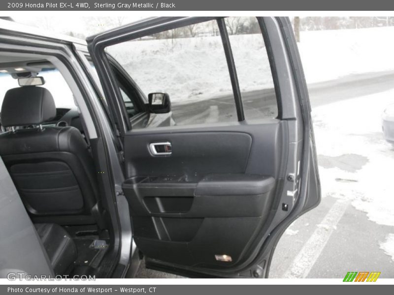 Sterling Gray Metallic / Black 2009 Honda Pilot EX-L 4WD