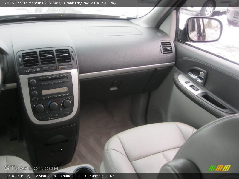 Cranberry Red Metallic / Gray 2006 Pontiac Montana SV6 AWD