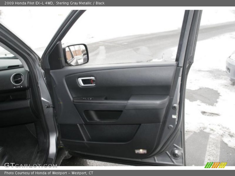 Sterling Gray Metallic / Black 2009 Honda Pilot EX-L 4WD