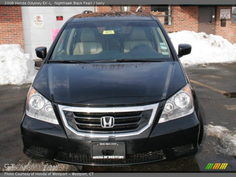 Nighthawk Black Pearl / Ivory 2008 Honda Odyssey EX-L