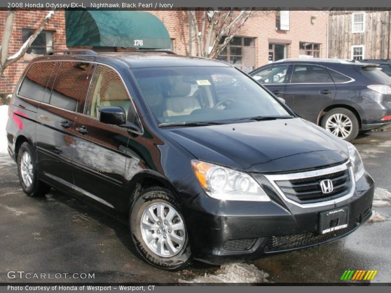 Nighthawk Black Pearl / Ivory 2008 Honda Odyssey EX-L