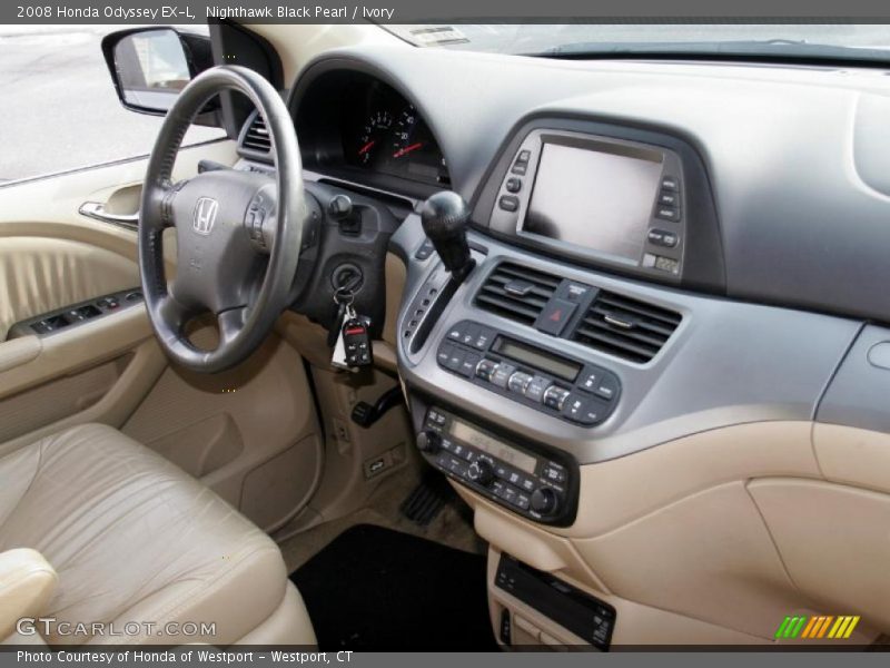 Nighthawk Black Pearl / Ivory 2008 Honda Odyssey EX-L