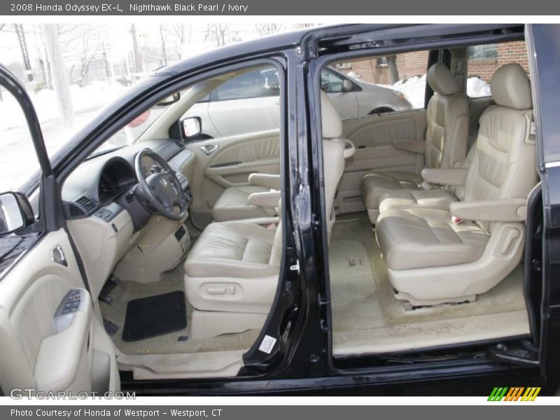 Nighthawk Black Pearl / Ivory 2008 Honda Odyssey EX-L