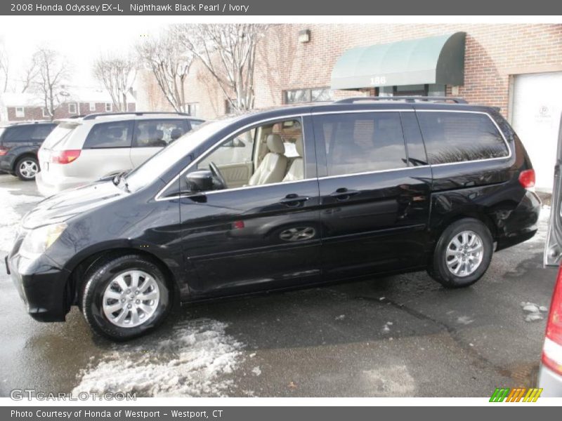 Nighthawk Black Pearl / Ivory 2008 Honda Odyssey EX-L
