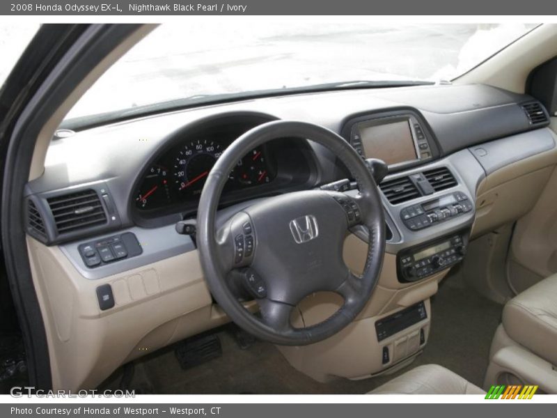 Nighthawk Black Pearl / Ivory 2008 Honda Odyssey EX-L