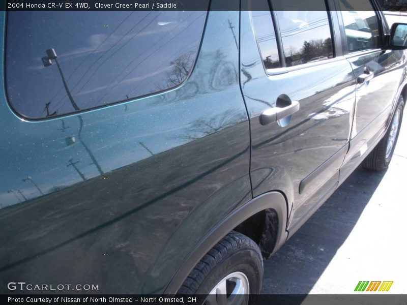 Clover Green Pearl / Saddle 2004 Honda CR-V EX 4WD