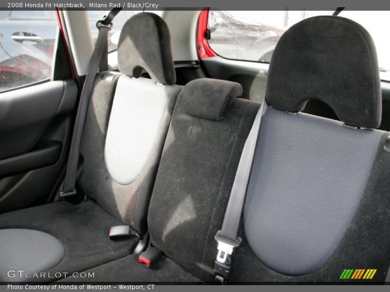 Milano Red / Black/Grey 2008 Honda Fit Hatchback