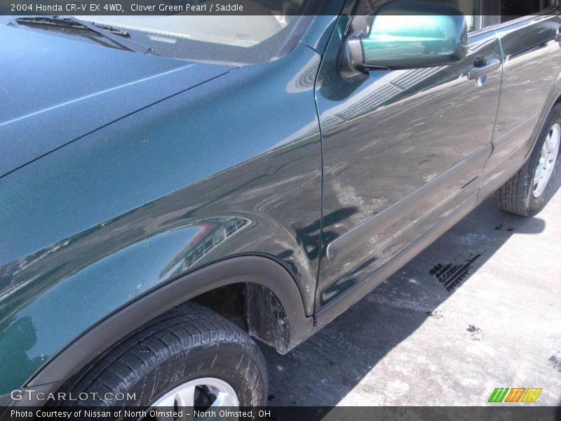 Clover Green Pearl / Saddle 2004 Honda CR-V EX 4WD