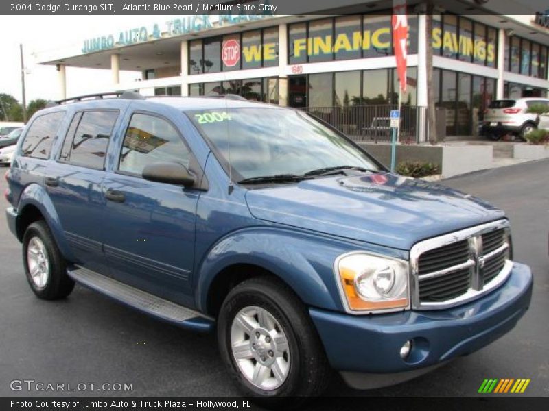 Atlantic Blue Pearl / Medium Slate Gray 2004 Dodge Durango SLT
