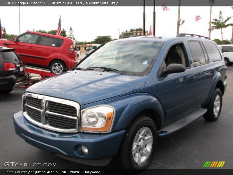 Atlantic Blue Pearl / Medium Slate Gray 2004 Dodge Durango SLT