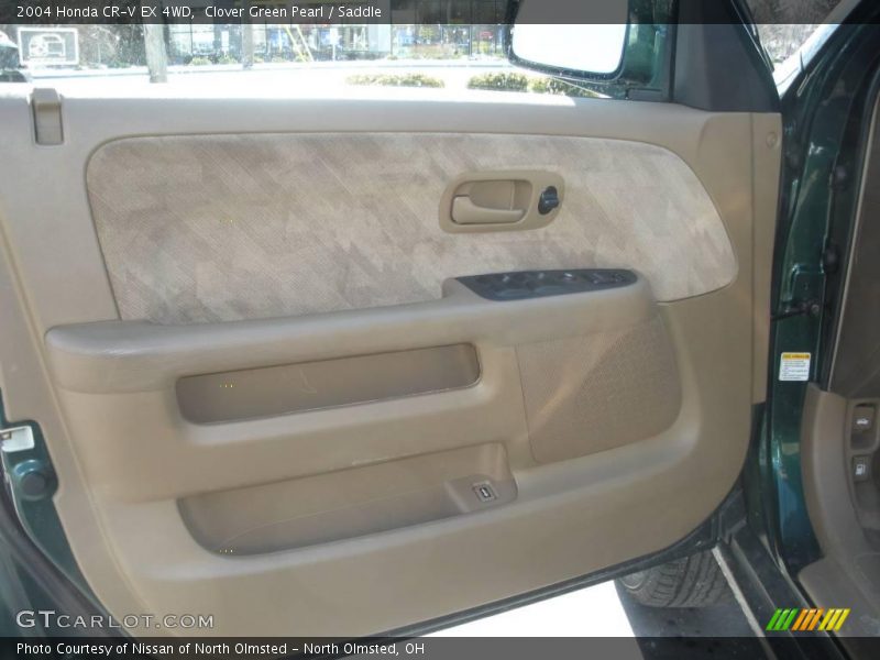 Clover Green Pearl / Saddle 2004 Honda CR-V EX 4WD