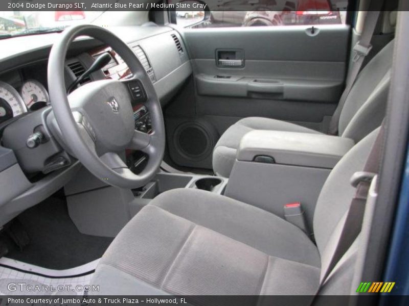 Atlantic Blue Pearl / Medium Slate Gray 2004 Dodge Durango SLT