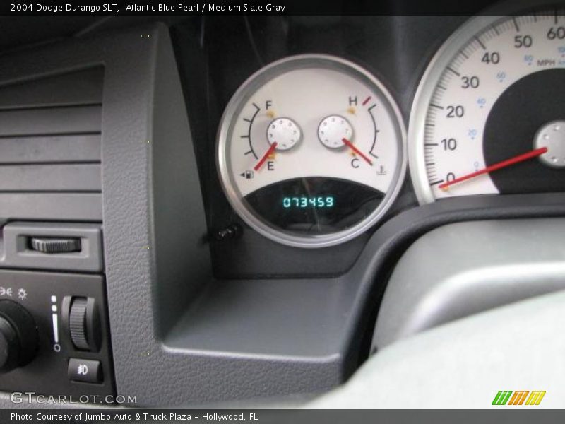 Atlantic Blue Pearl / Medium Slate Gray 2004 Dodge Durango SLT