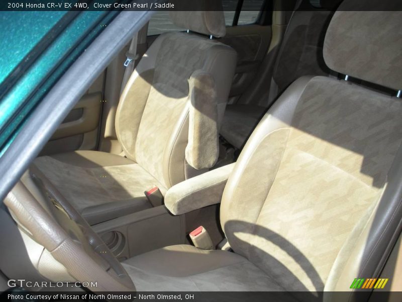 Clover Green Pearl / Saddle 2004 Honda CR-V EX 4WD