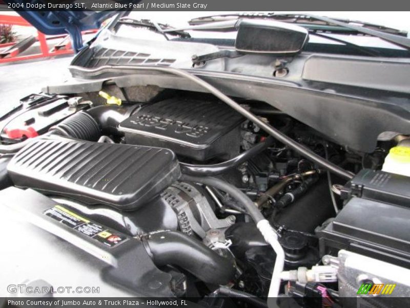 Atlantic Blue Pearl / Medium Slate Gray 2004 Dodge Durango SLT