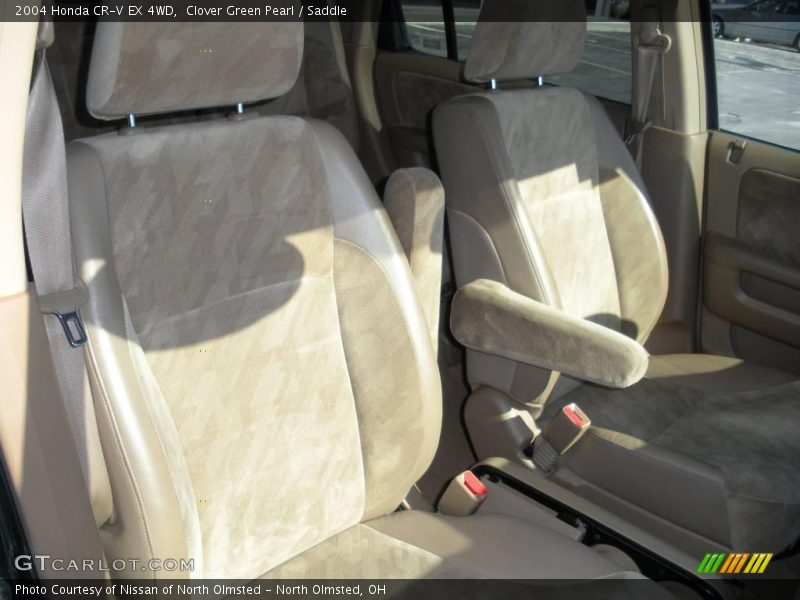 Clover Green Pearl / Saddle 2004 Honda CR-V EX 4WD
