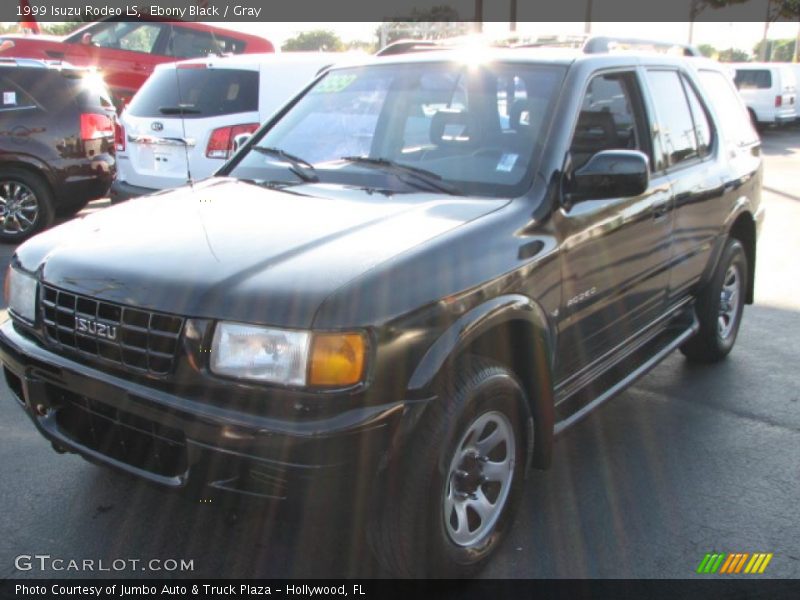 Ebony Black / Gray 1999 Isuzu Rodeo LS
