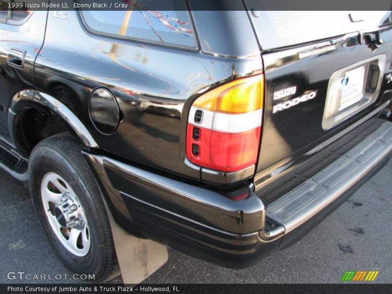 Ebony Black / Gray 1999 Isuzu Rodeo LS
