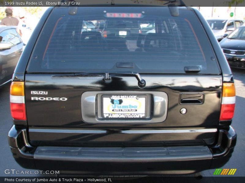 Ebony Black / Gray 1999 Isuzu Rodeo LS