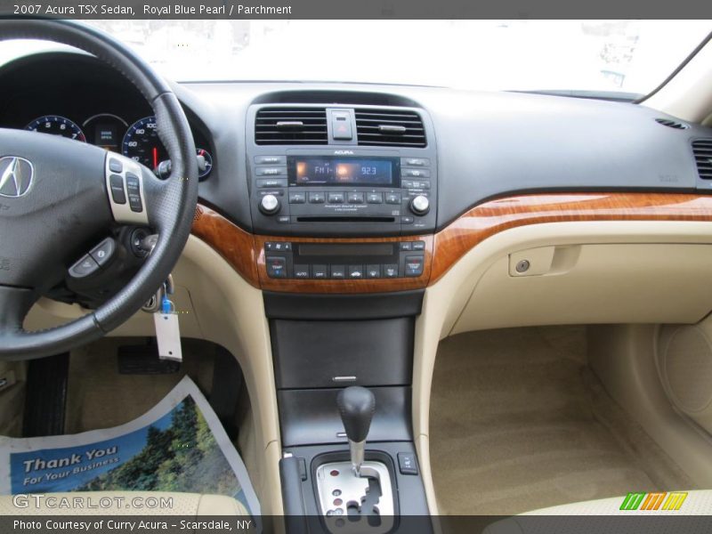 Royal Blue Pearl / Parchment 2007 Acura TSX Sedan