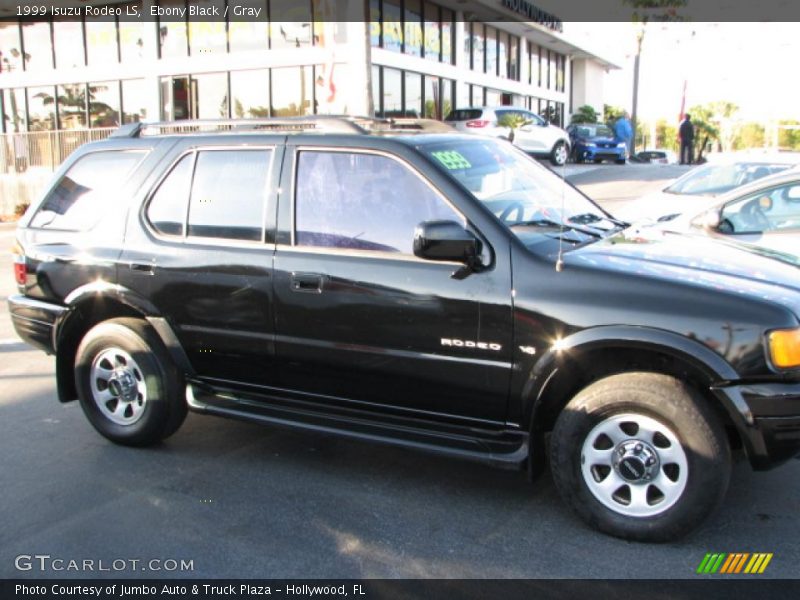 Ebony Black / Gray 1999 Isuzu Rodeo LS