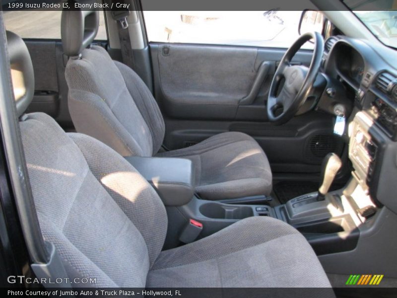 Ebony Black / Gray 1999 Isuzu Rodeo LS