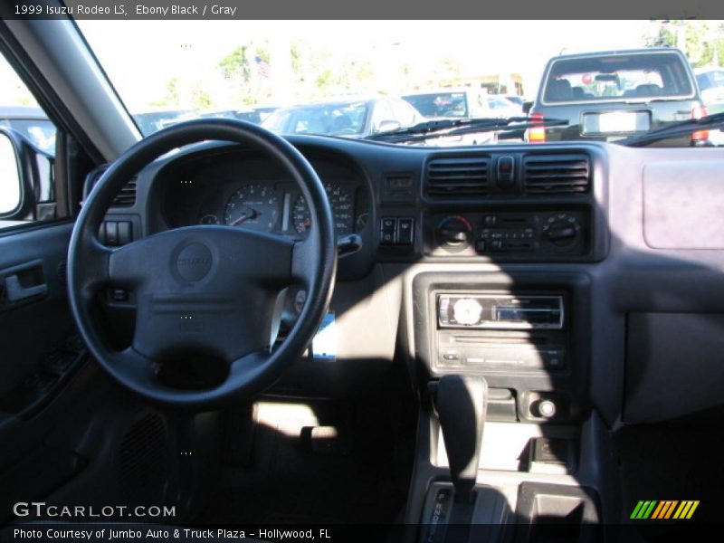 Ebony Black / Gray 1999 Isuzu Rodeo LS