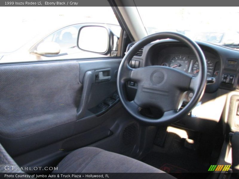 Ebony Black / Gray 1999 Isuzu Rodeo LS