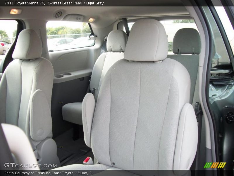 Cypress Green Pearl / Light Gray 2011 Toyota Sienna V6