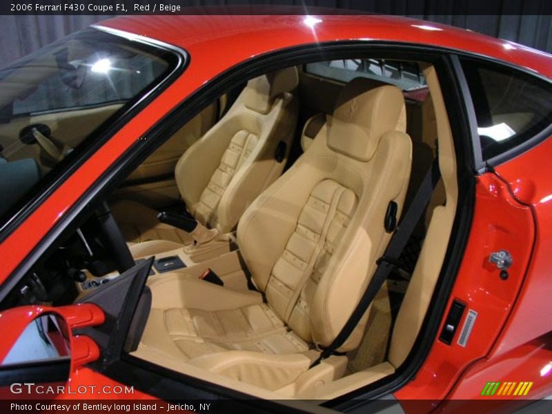 Red / Beige 2006 Ferrari F430 Coupe F1