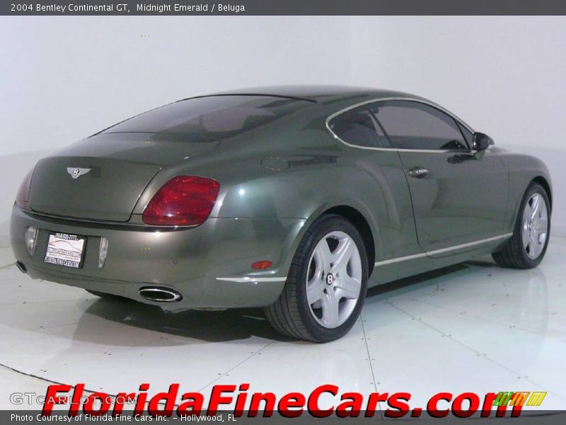 Midnight Emerald / Beluga 2004 Bentley Continental GT