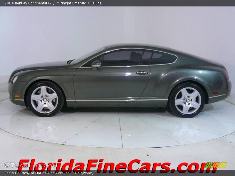Midnight Emerald / Beluga 2004 Bentley Continental GT