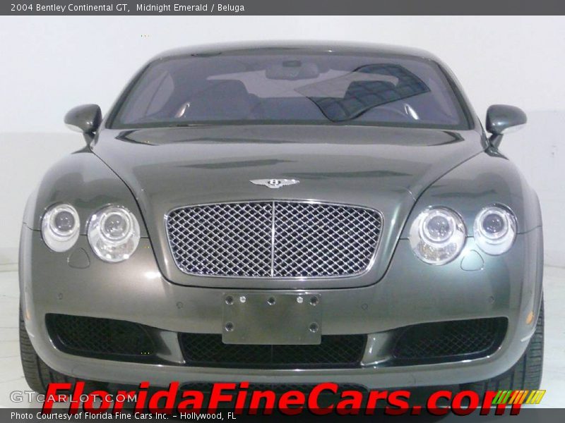 Midnight Emerald / Beluga 2004 Bentley Continental GT