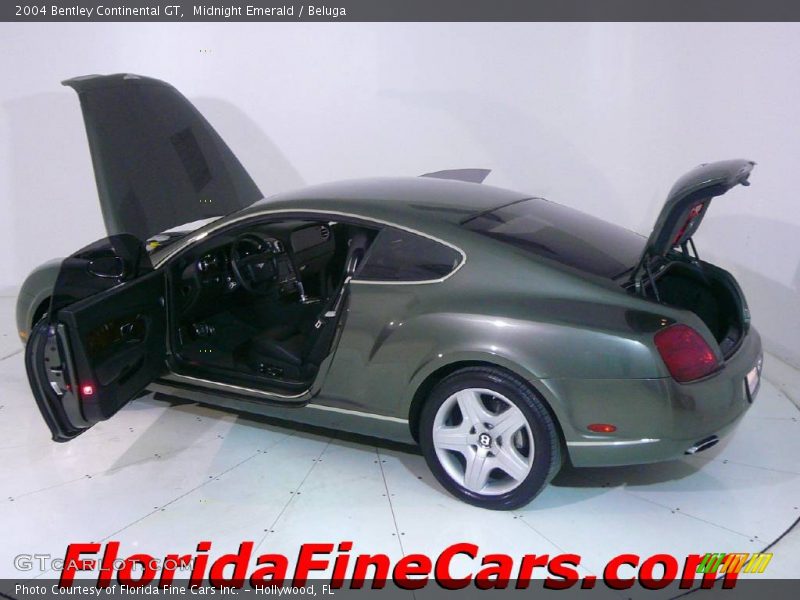 Midnight Emerald / Beluga 2004 Bentley Continental GT