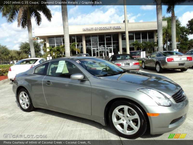 Diamond Graphite Metallic / Graphite Black 2007 Infiniti G 35 Coupe