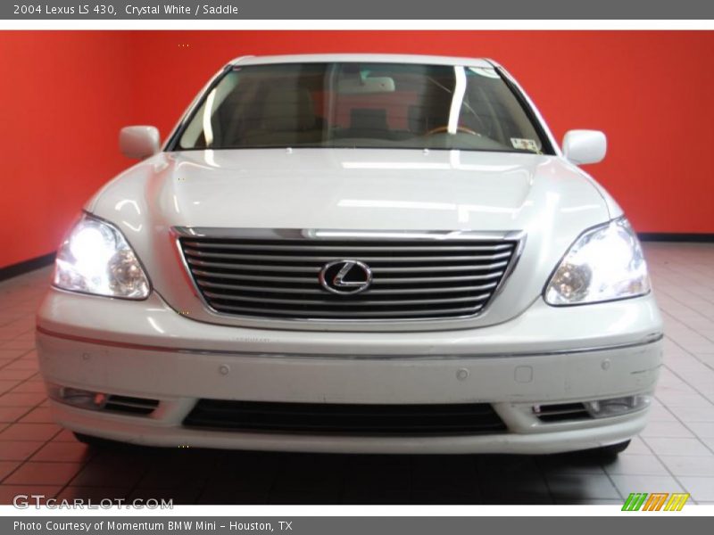 Crystal White / Saddle 2004 Lexus LS 430