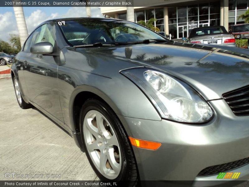 Diamond Graphite Metallic / Graphite Black 2007 Infiniti G 35 Coupe