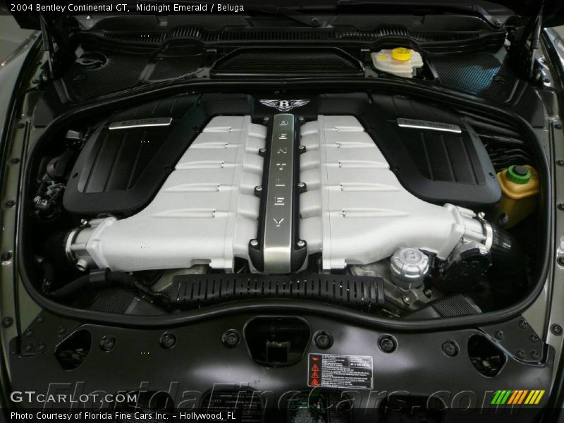 Midnight Emerald / Beluga 2004 Bentley Continental GT