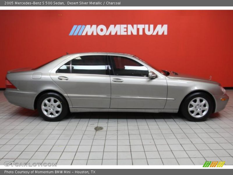 Desert Silver Metallic / Charcoal 2005 Mercedes-Benz S 500 Sedan