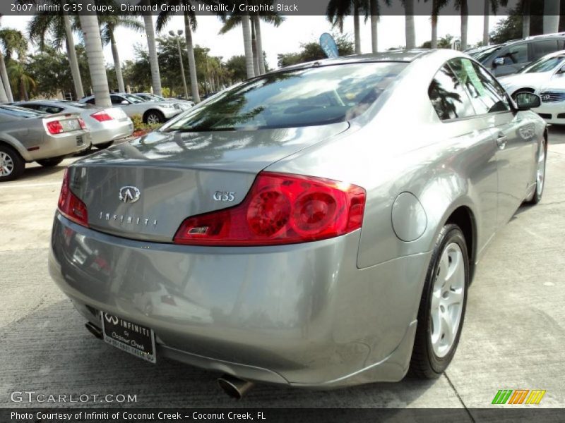 Diamond Graphite Metallic / Graphite Black 2007 Infiniti G 35 Coupe