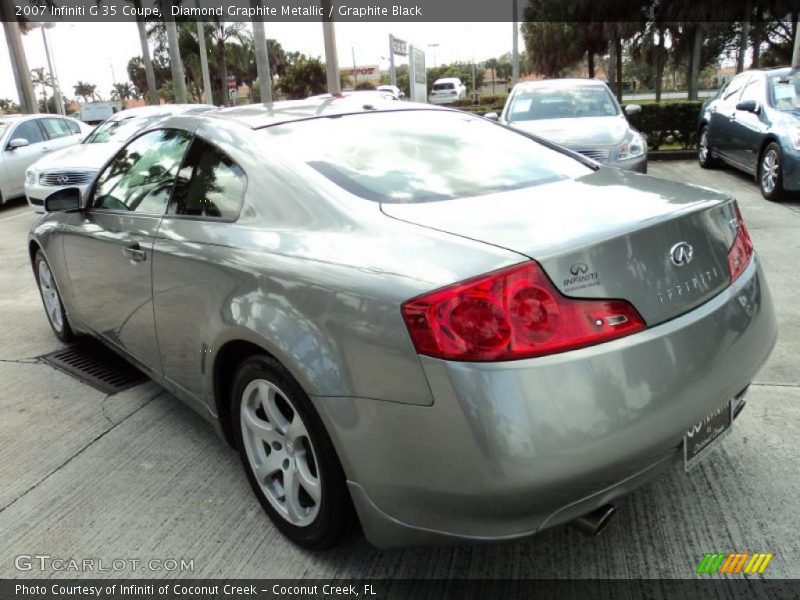 Diamond Graphite Metallic / Graphite Black 2007 Infiniti G 35 Coupe