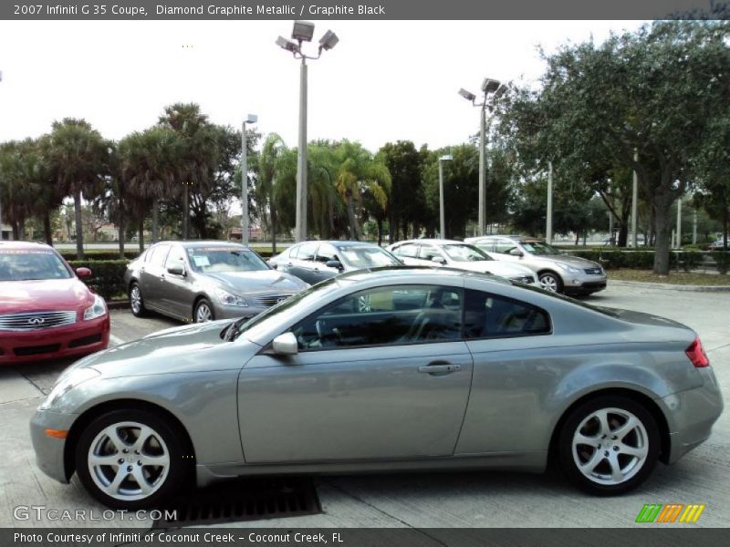 Diamond Graphite Metallic / Graphite Black 2007 Infiniti G 35 Coupe