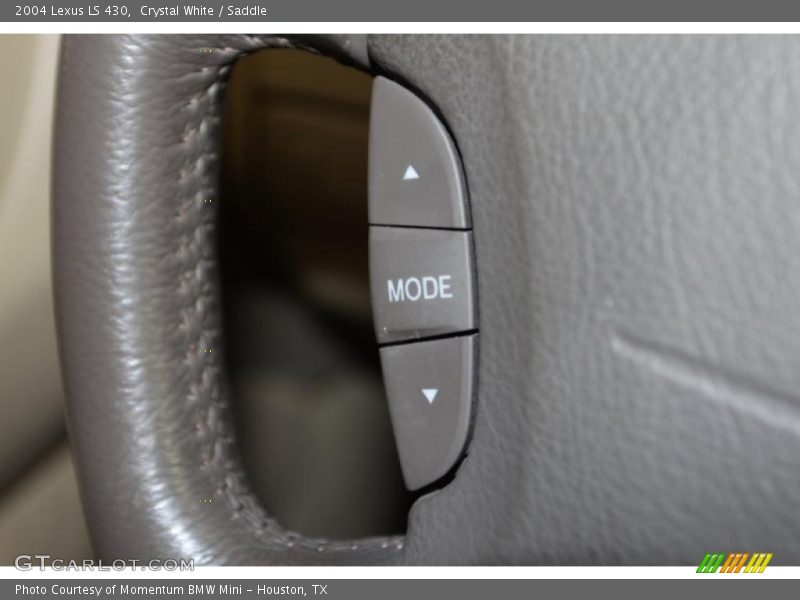 Crystal White / Saddle 2004 Lexus LS 430