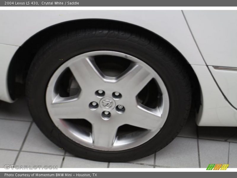 Crystal White / Saddle 2004 Lexus LS 430