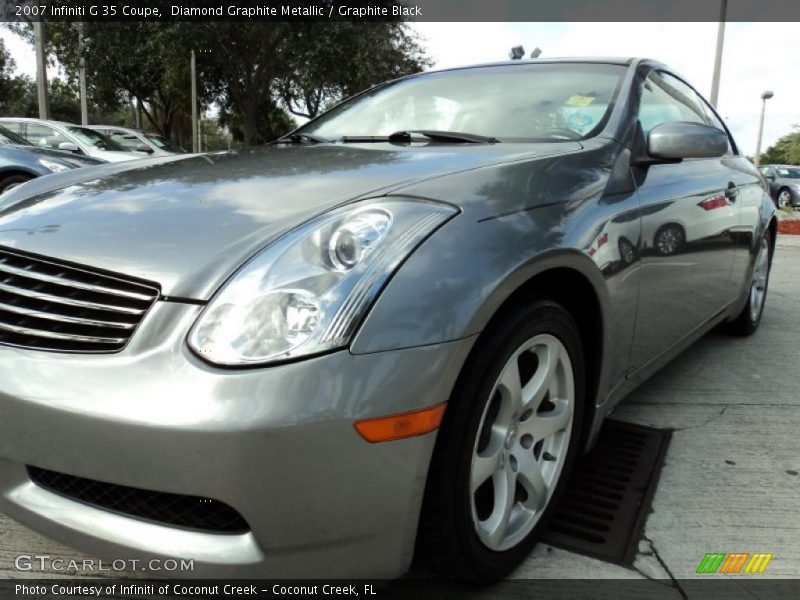 Diamond Graphite Metallic / Graphite Black 2007 Infiniti G 35 Coupe