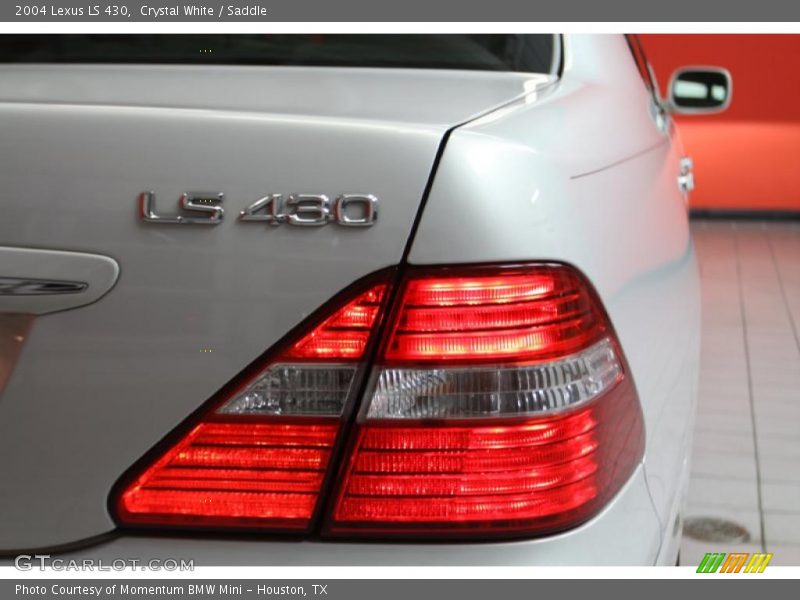 Crystal White / Saddle 2004 Lexus LS 430